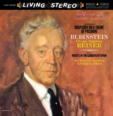 Fritz Reiner & Chicago Symphony Orchestra/ Enrique Jorda & San Francisco Symphony Orchestra: Rachmaninoff - Rhapsody on a Theme of Paganini / De Falla - Nights in The Gardens of Spain
